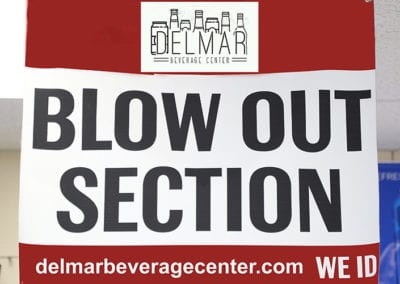 Delmar Beverage Center Blow Out Section